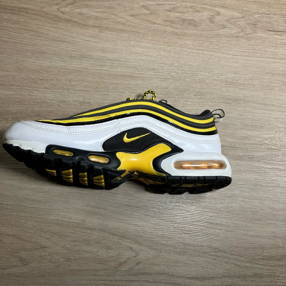 NIKE AIR MAX PLUS / 97 AIR MAX 97 "FREQUENCY PACK" YELLOW SZ 9.5 - Picture 9 of 13